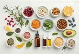 Colorful whole fruits delivering dietary fiber and polyphenols
